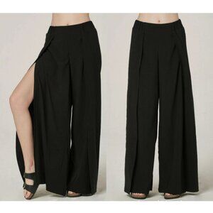 925Fit Open 4 Business Pants Pull On Leg Slit Office Casual Brand New NWT